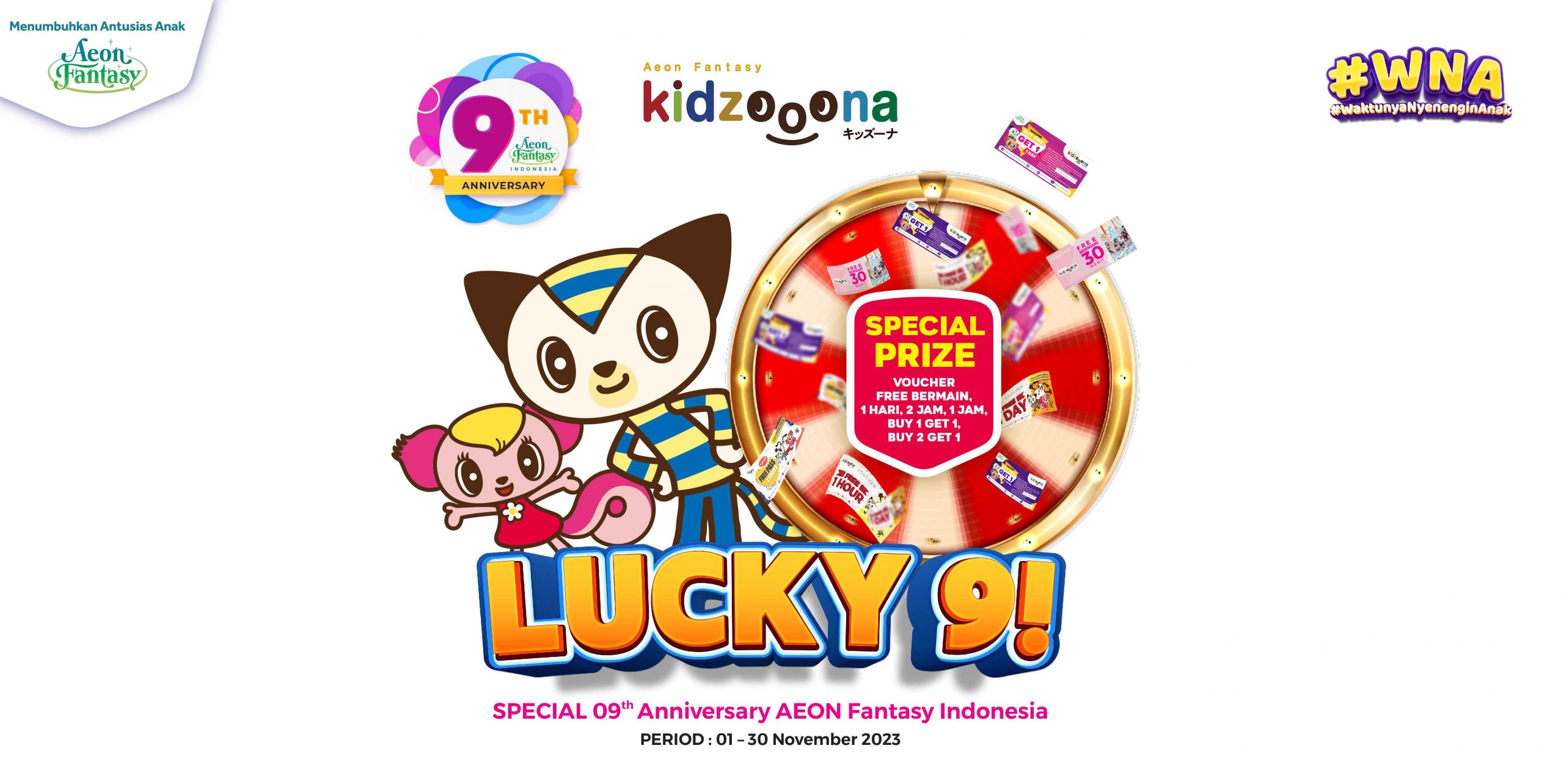 [Kidzooona] Lucky 9 Promo