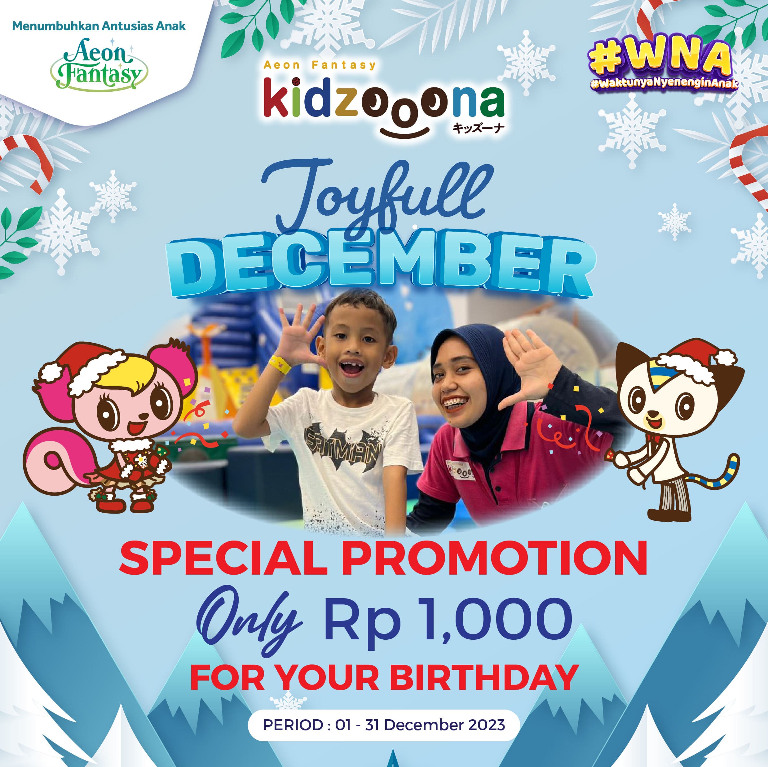 [kidzooona] Joyful December Promo Birthday