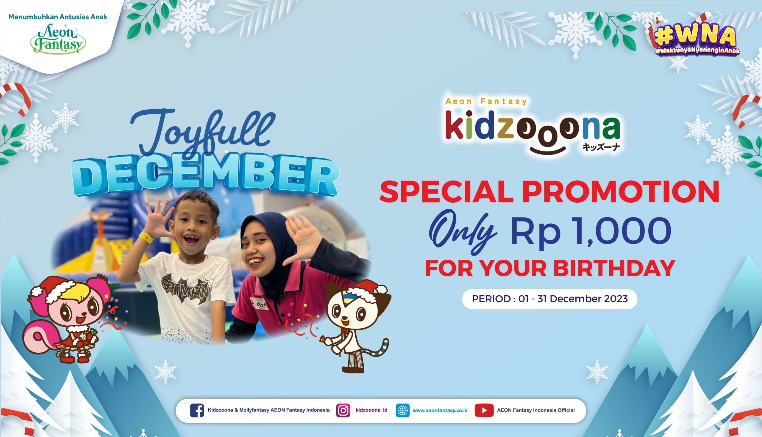 [kidzooona] Joyful December Promo Birthday